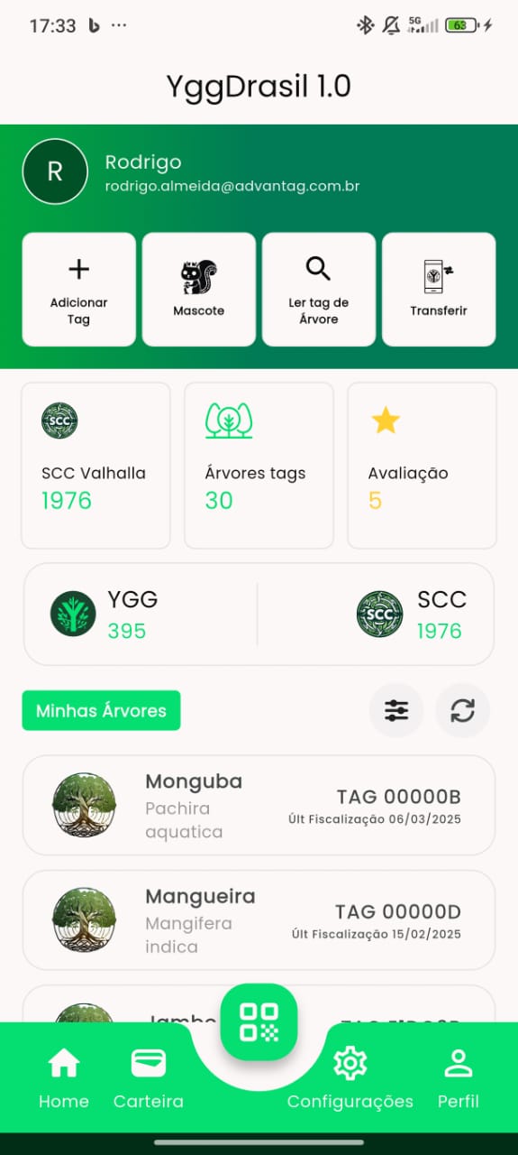 YggDrasil Aplicativo Mobile